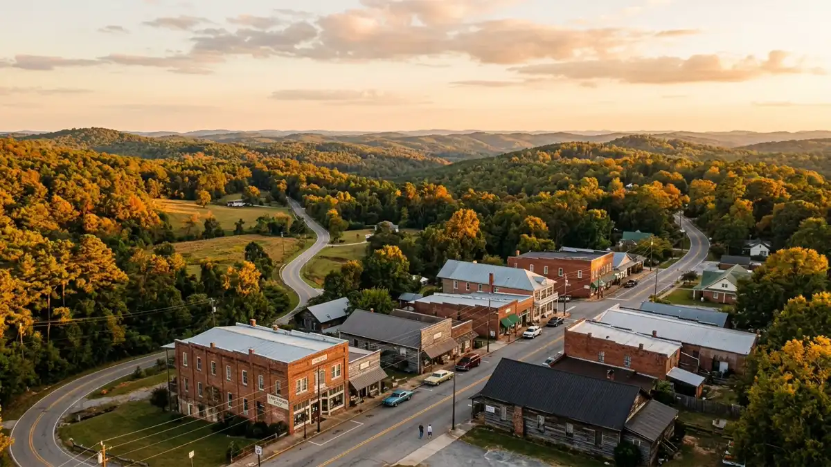 Public restroom locations mapped in Meriwether County, Georgia — 4 facilities across zip codes 31830