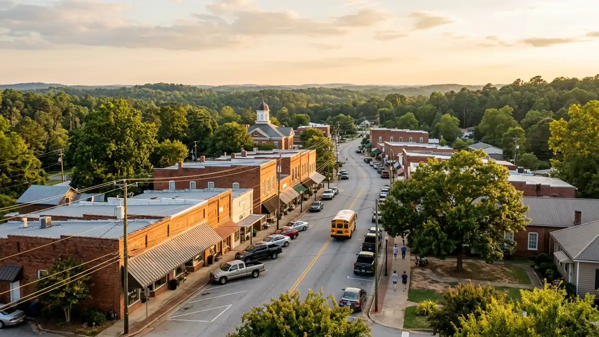 Public restroom locations mapped in Paulding County, Georgia — 14 facilities across zip codes 30123, 30132