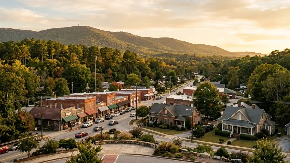 Public restroom locations mapped in Pine Mountain, Georgia — 6 facilities across zip codes 31822, 31823