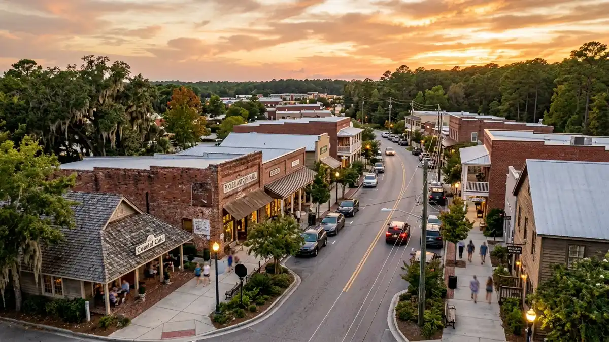 Public restroom locations mapped in Pooler, Georgia — 18 facilities across zip codes 31322, 31408