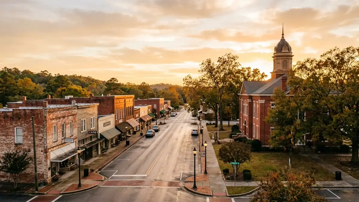 Public restroom locations mapped in Sandersville, Georgia — 4 facilities across zip codes 31082