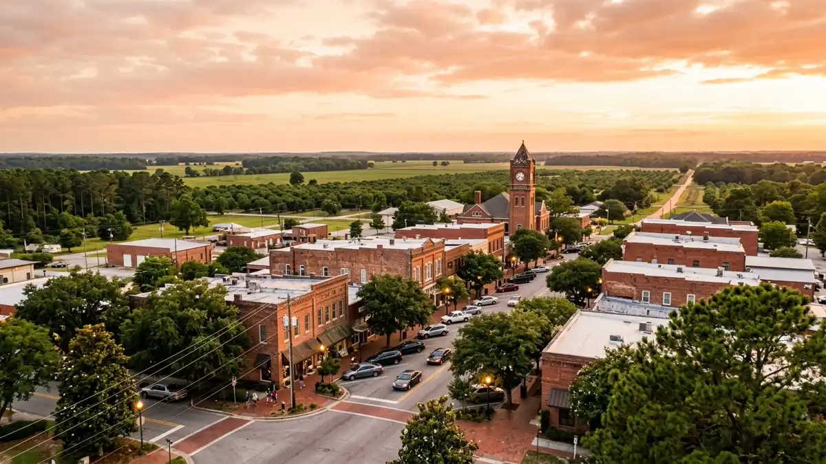 Public restroom locations mapped in Tifton, Georgia — 4 facilities across zip codes 31793