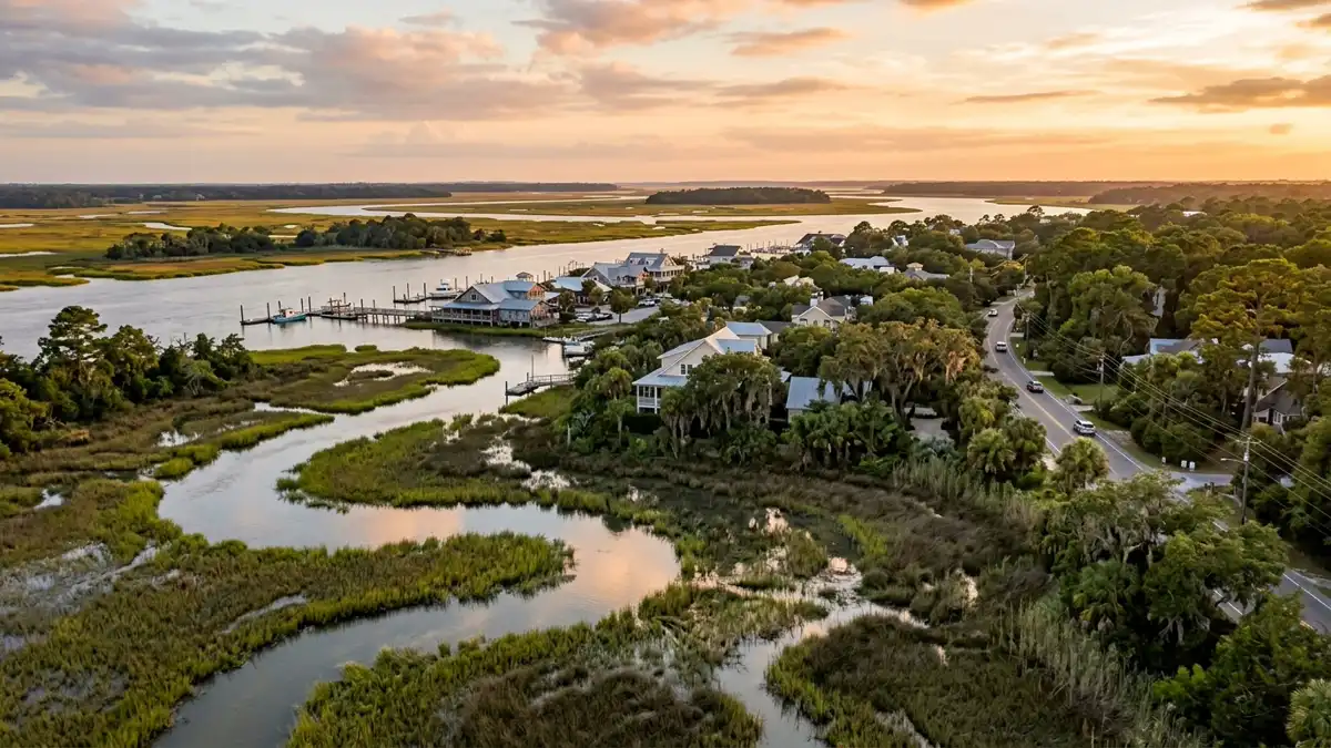 Public restroom locations mapped in Wilmington Island, Georgia — 4 facilities across zip codes 31410