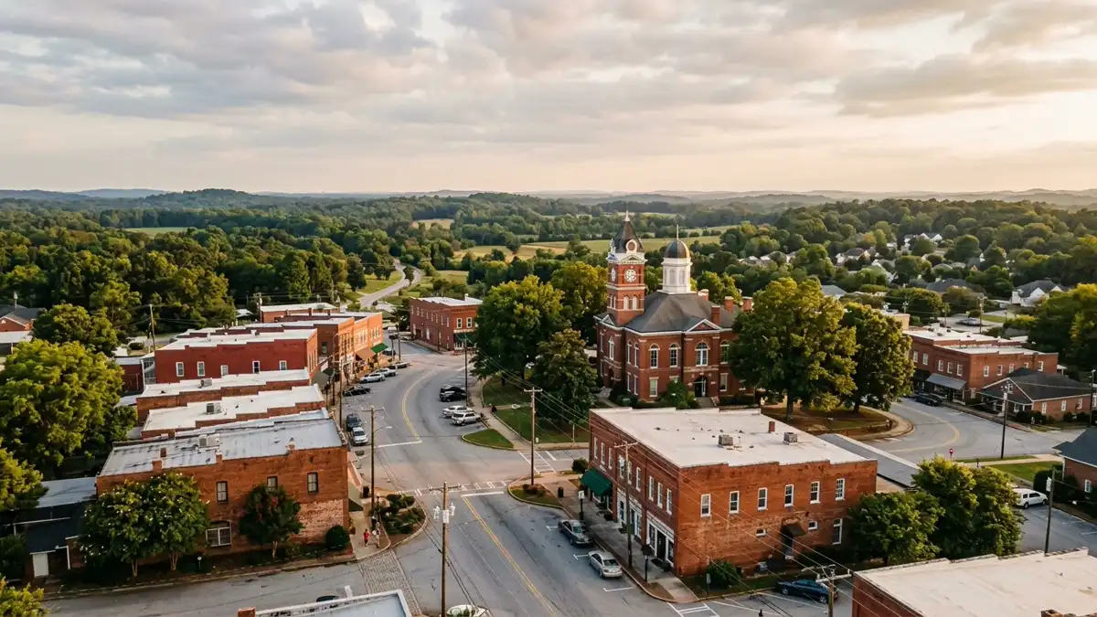 Public restroom locations mapped in Winder, Georgia — 3 facilities across zip codes 30620, 30680