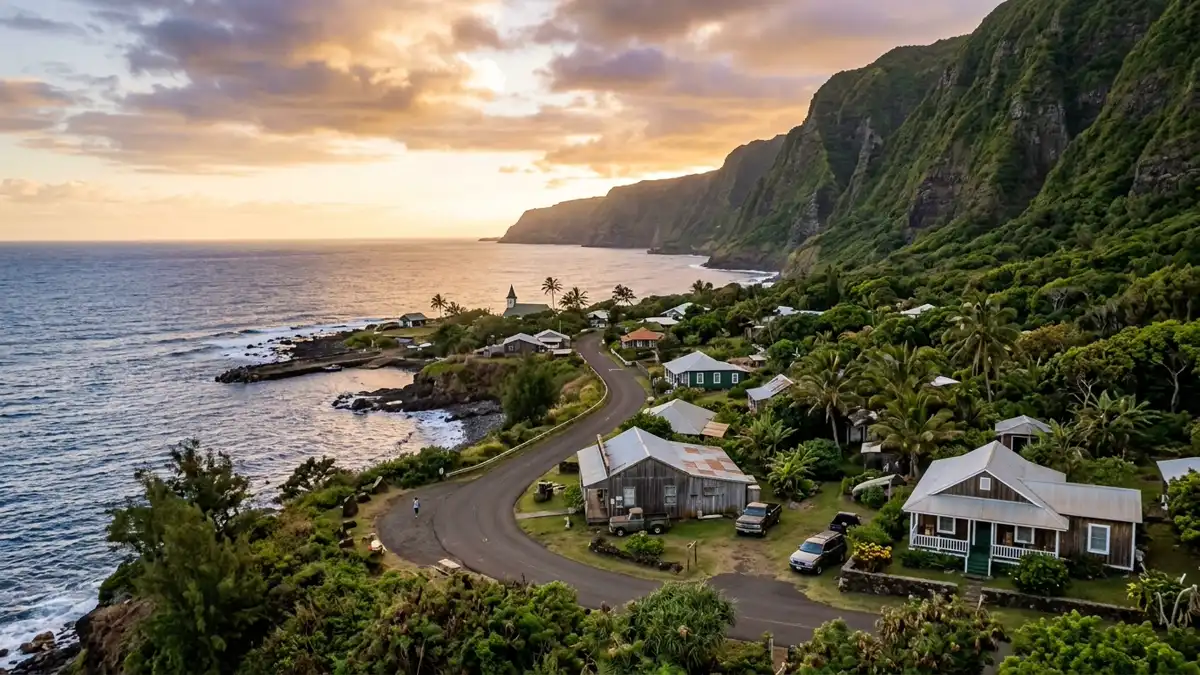 Public restroom locations mapped in Kalawao County, Hawaii — 10 facilities across zip codes 96742