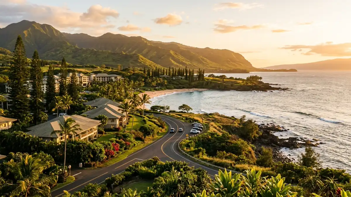 Public restroom locations mapped in Kapalua, Hawaii — 8 facilities across the city
