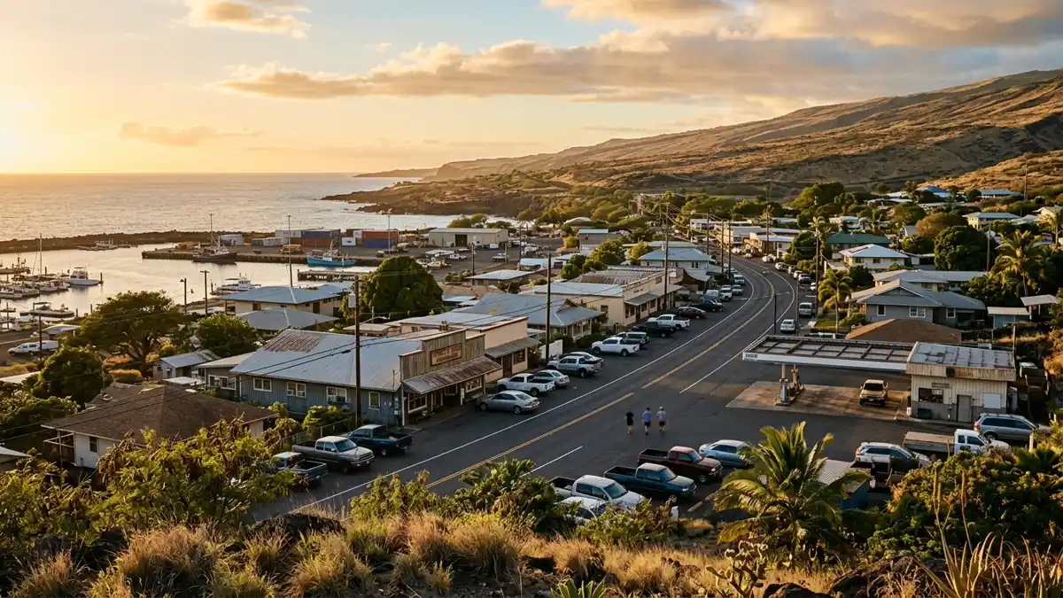Public restroom locations mapped in Kawaihae, Hawaii — 6 facilities across the city