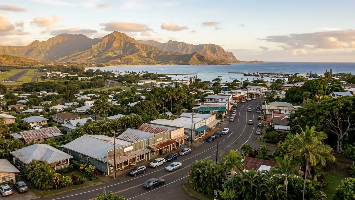 Public restroom locations mapped in Lihue, Hawaii — 11 facilities across zip codes 96766