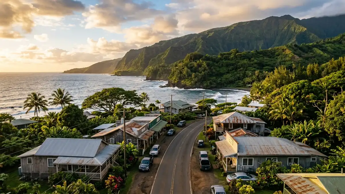 Public restroom locations mapped in Maui County, Hawaii — 98 facilities across zip codes 96708, 96733, 96748