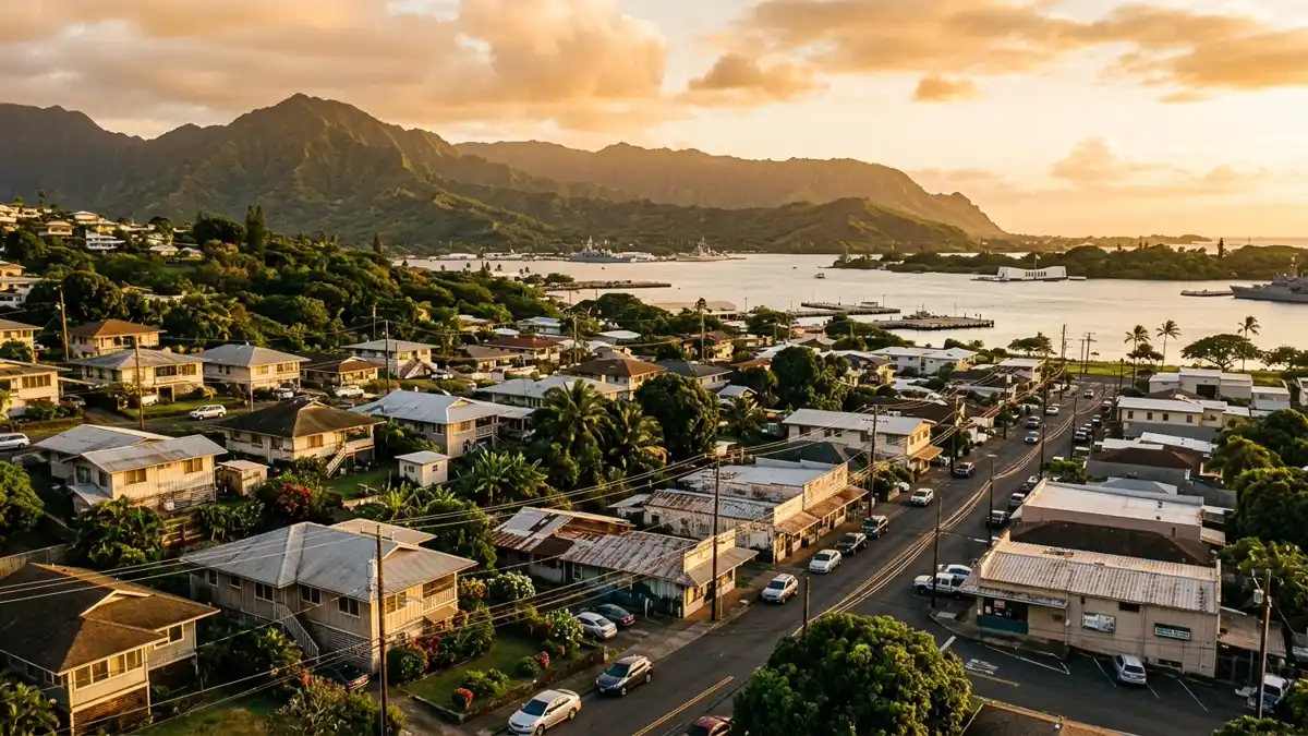 Public restroom locations mapped in Pearl City, Hawaii — 15 facilities across zip codes 96782