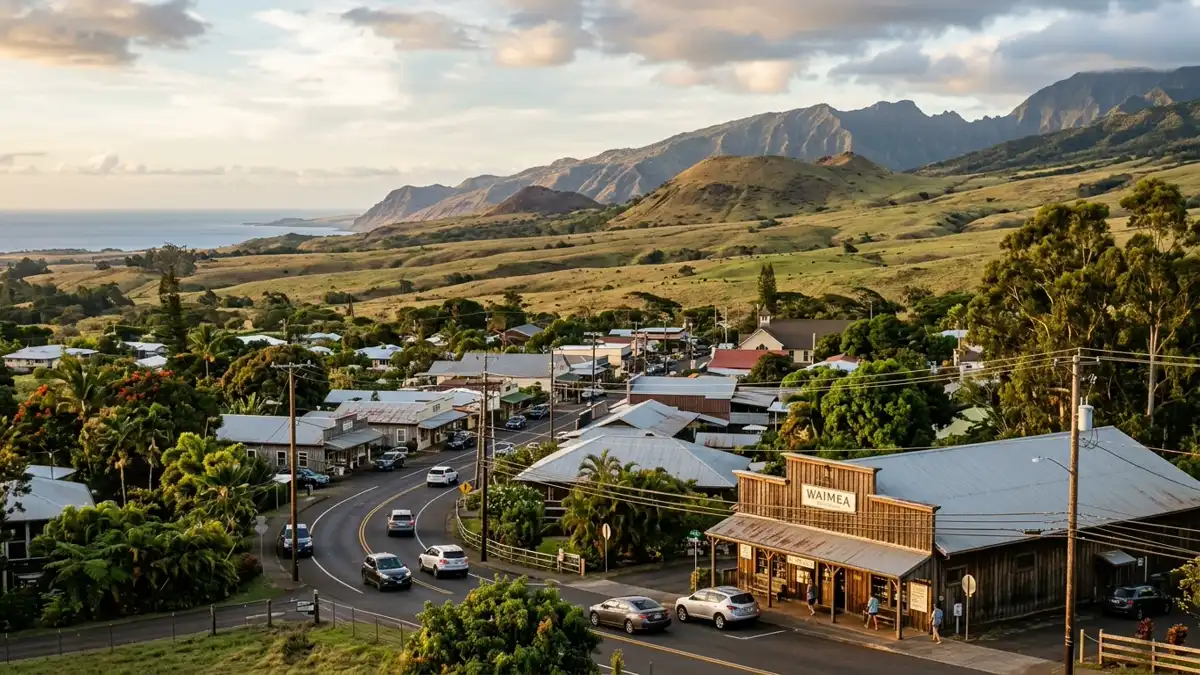 Public restroom locations mapped in Waimea, Hawaii — 11 facilities across zip codes 96752, 96796
