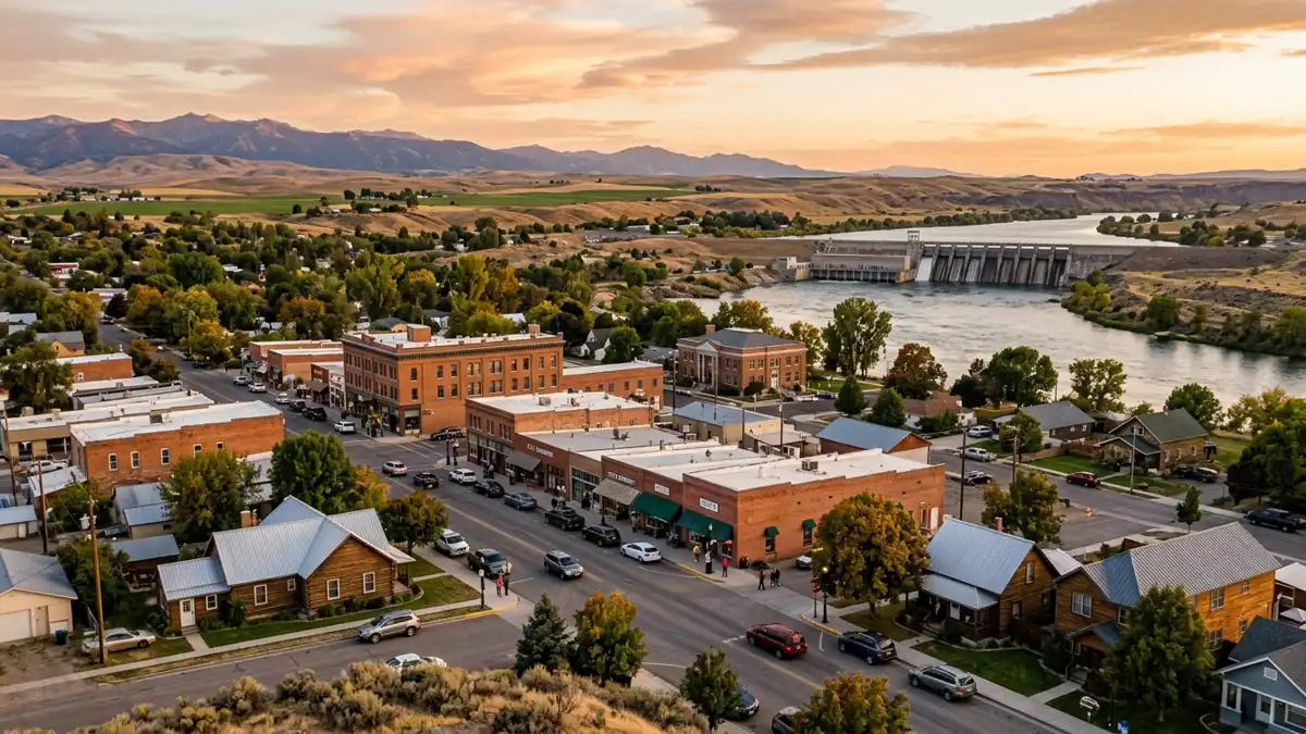 Public restroom locations mapped in American Falls, Idaho — 1 facility across zip codes 83211