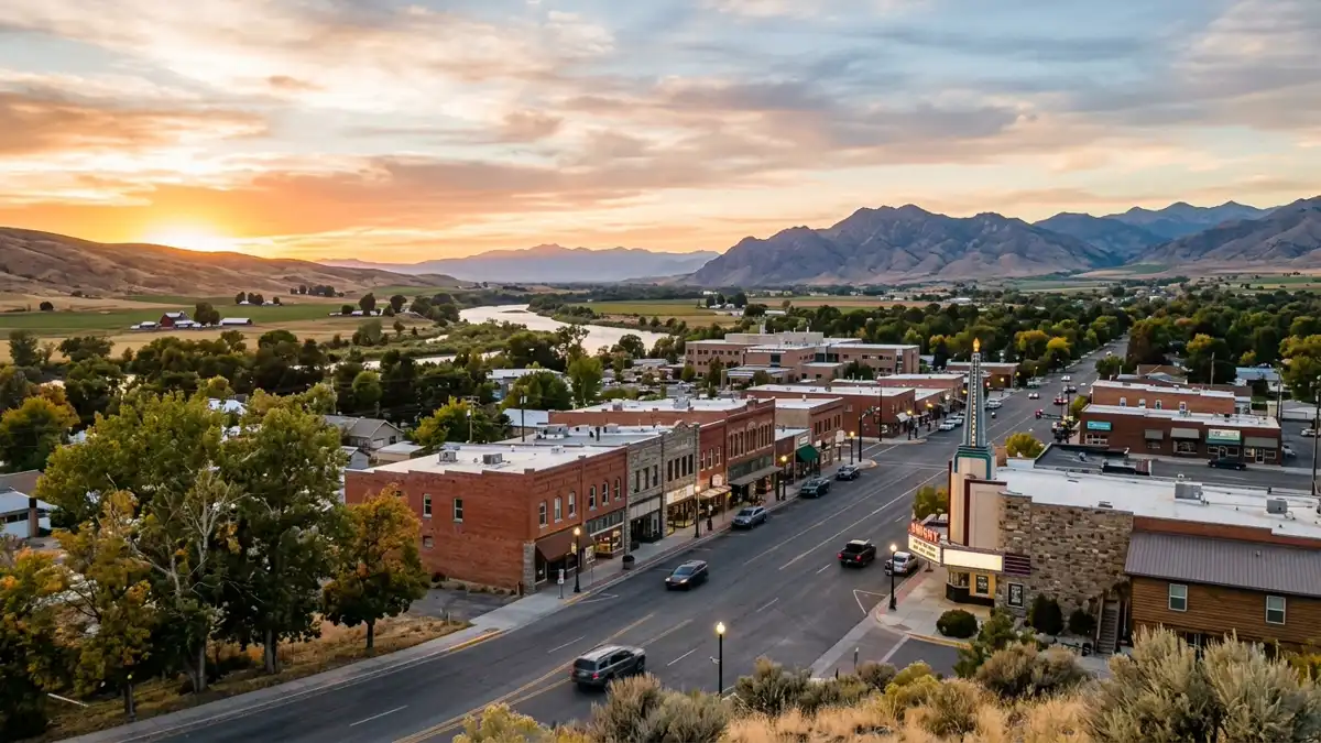Public restroom locations mapped in Blackfoot, Idaho — 10 facilities across zip codes 83221