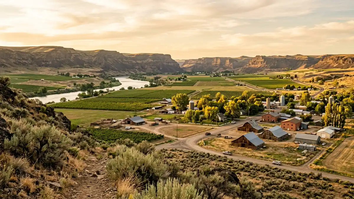 Public restroom locations mapped in Canyon County, Idaho — 7 facilities across zip codes 83644