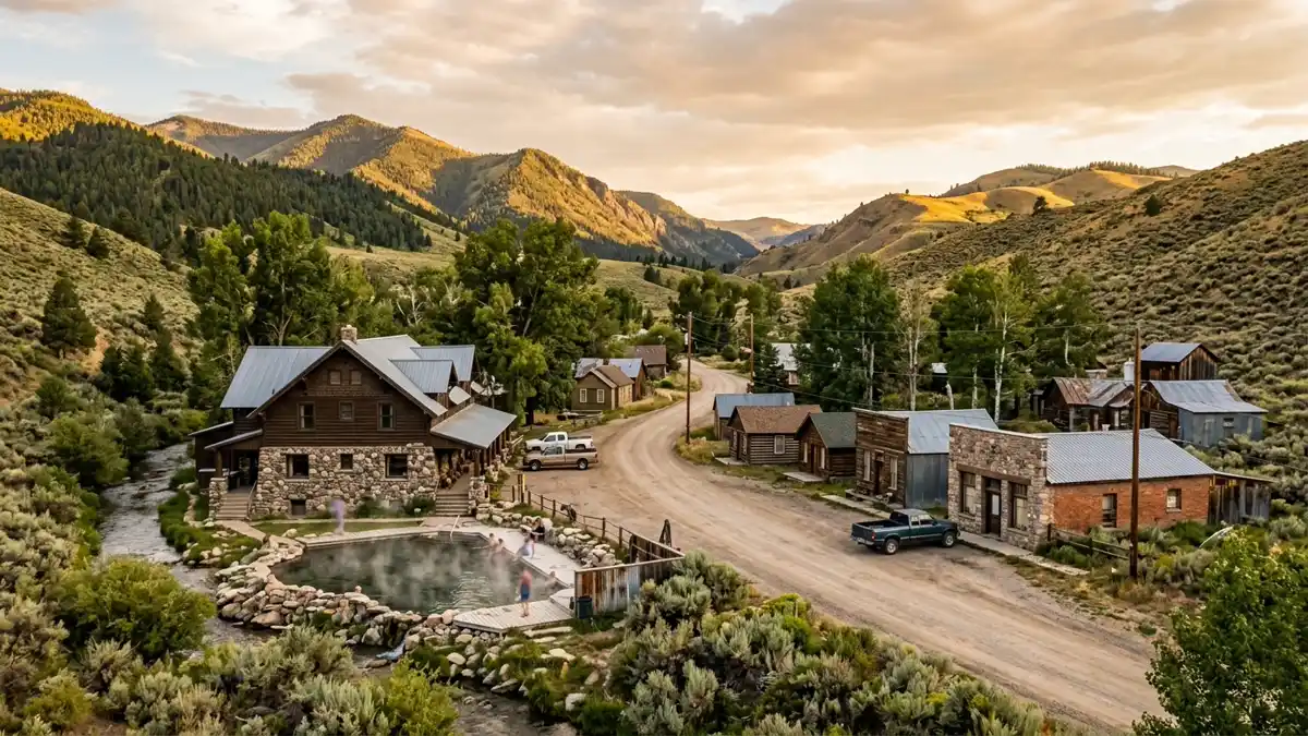 Public restroom locations mapped in Clarendon Hot Springs, Idaho — 4 facilities across the city