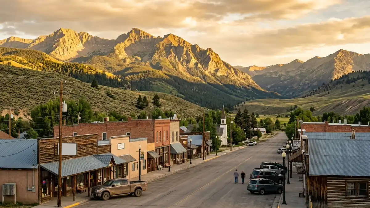 Public restroom locations mapped in Custer County, Idaho — 117 facilities across zip codes 83226, 83227