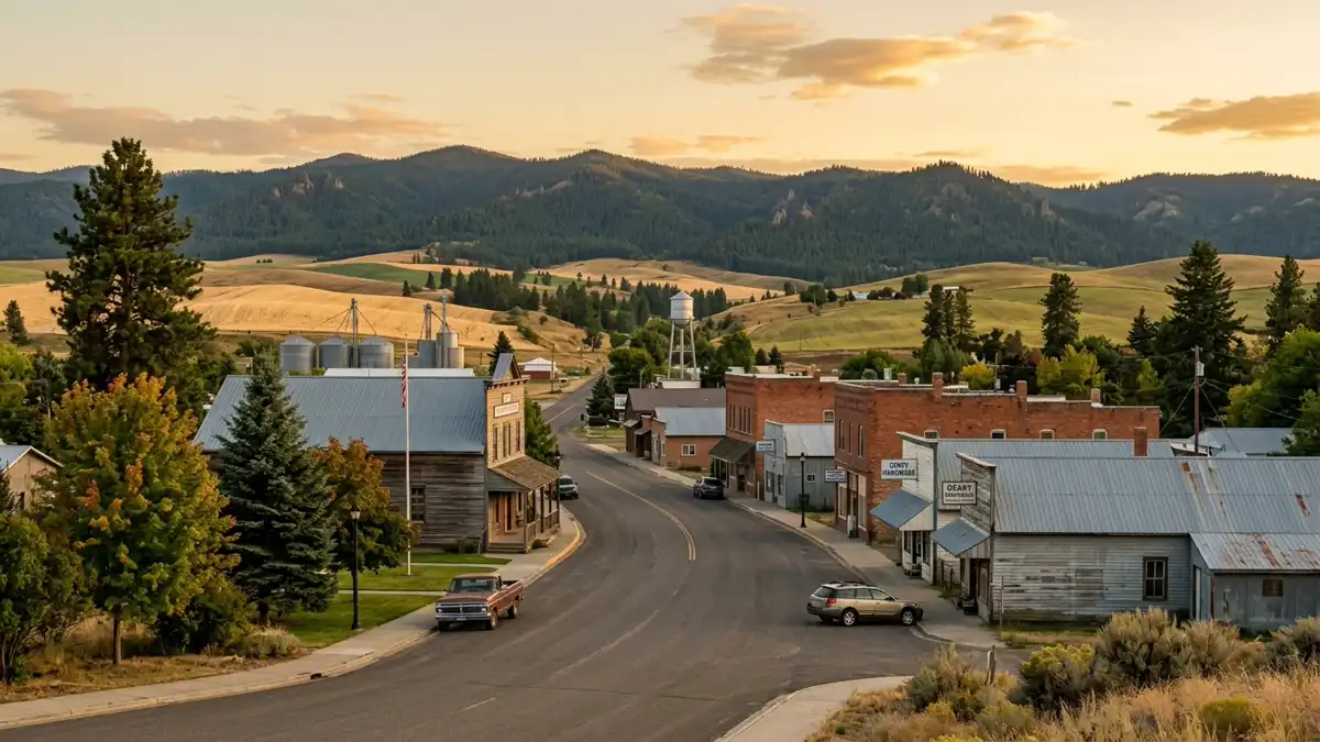 Public restroom locations mapped in Deary, Idaho — 4 facilities across zip codes 83823