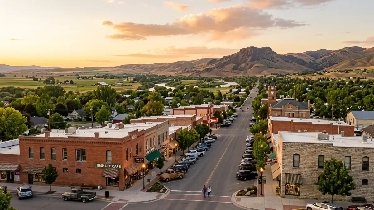 Public restroom locations mapped in Emmett, Idaho — 1 facility across zip codes 83617