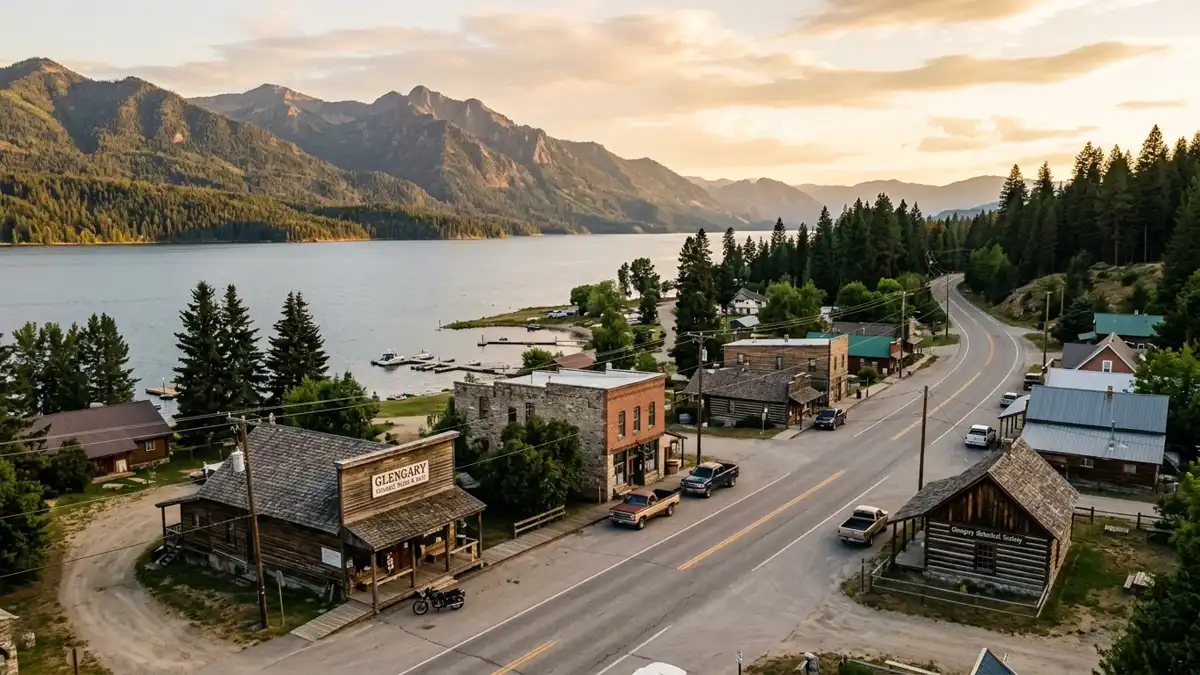 Public restroom locations mapped in Glengary, Idaho — 1 facility across the city
