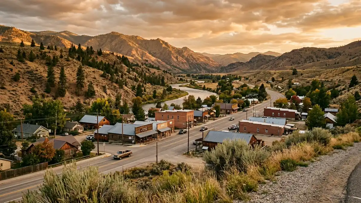 Public restroom locations mapped in Horseshoe Bend, Idaho — 1 facility across zip codes 83629
