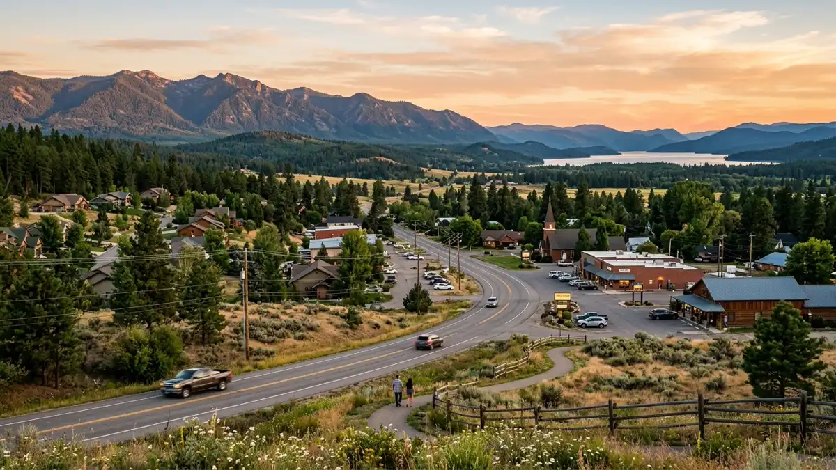 Public restroom locations mapped in Kootenai County, Idaho — 87 facilities across zip codes 83801, 83810, 83815