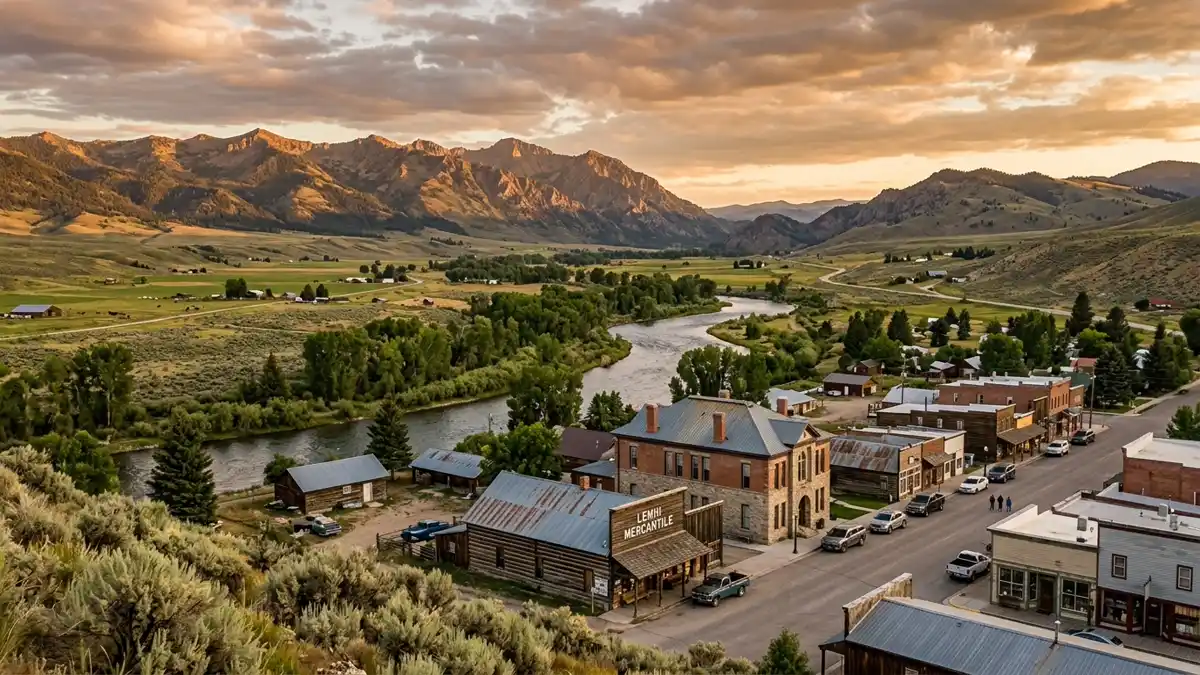 Public restroom locations mapped in Lemhi County, Idaho — 76 facilities across zip codes 83235, 83463, 83467