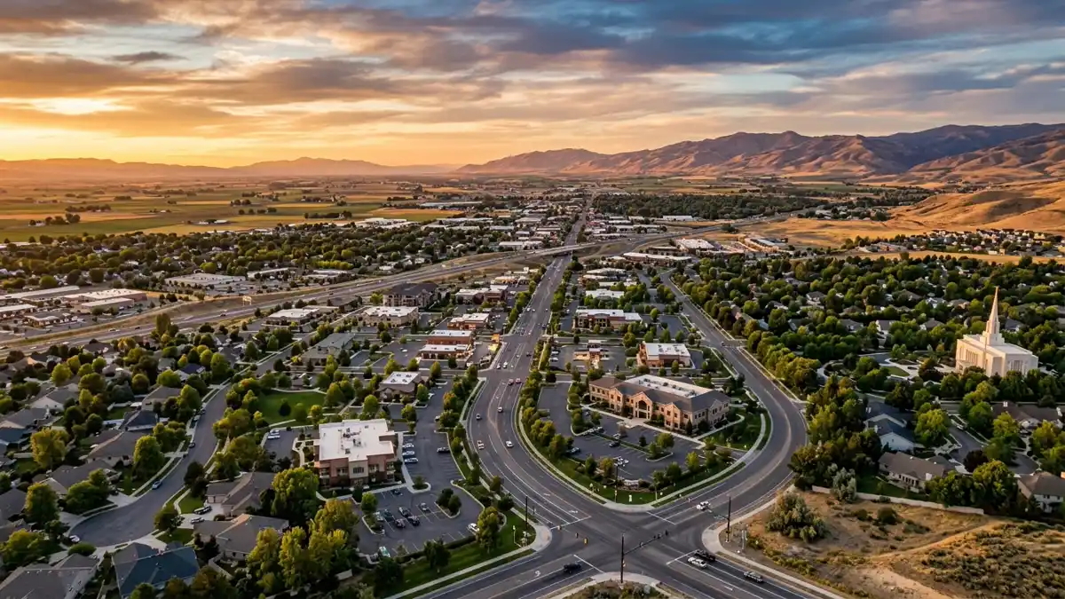 Public restroom locations mapped in Meridian, Idaho — 85 facilities across zip codes 83642, 83646, 83713