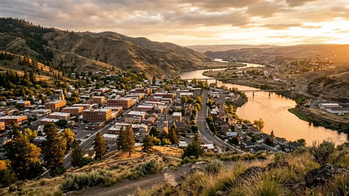 Public restroom locations mapped in Nez Perce County, Idaho — 25 facilities across zip codes 83501, 99402