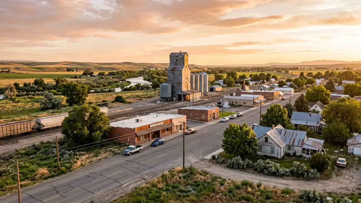 Public restroom locations mapped in Notus, Idaho — 4 facilities across zip codes 83656