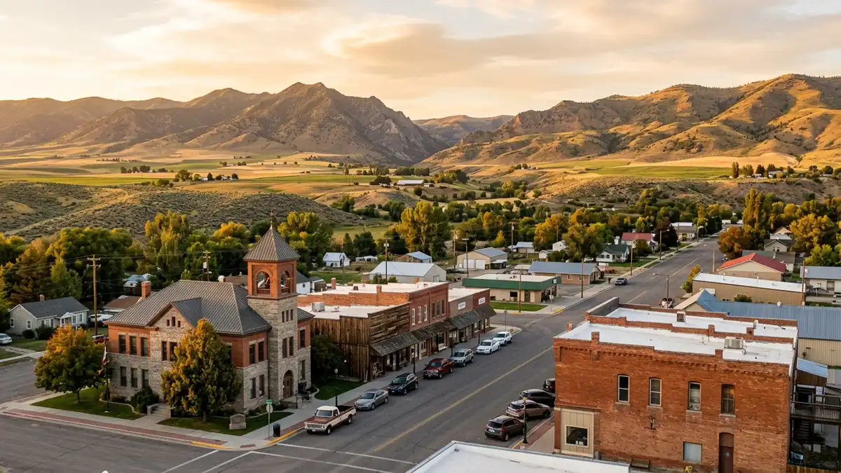 Public restroom locations mapped in Oneida County, Idaho — 7 facilities across the city