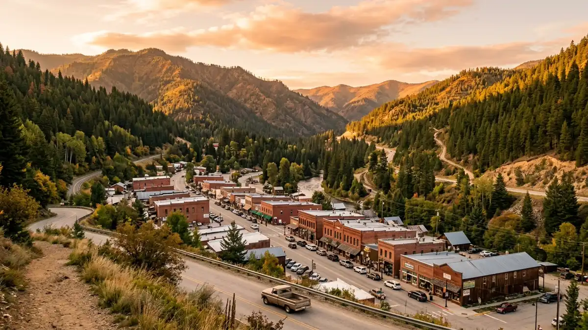 Public restroom locations mapped in Shoshone County, Idaho — 12 facilities across zip codes 83846, 83873