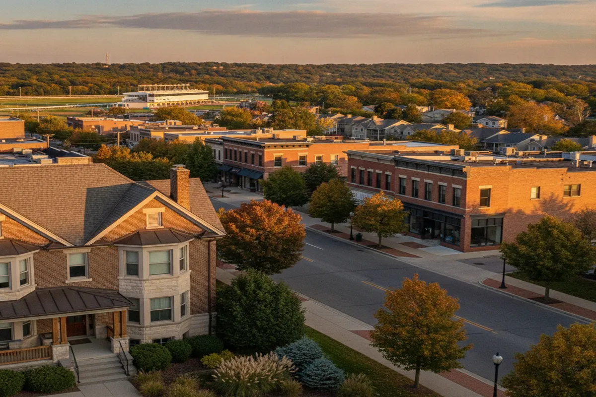 Public restroom locations mapped in Arlington Heights, Illinois — 8 facilities across zip codes 60004, 60005
