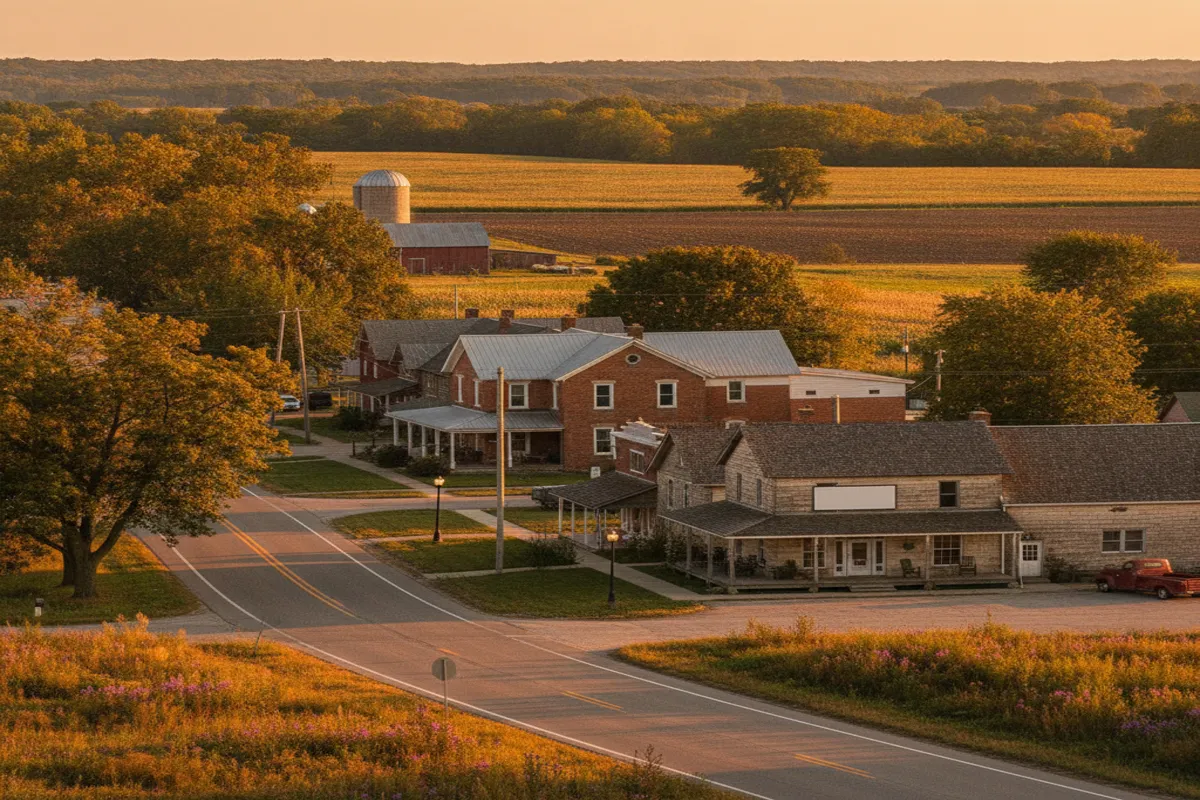 Public restroom locations mapped in Big Rock, Illinois — 12 facilities across zip codes 60511