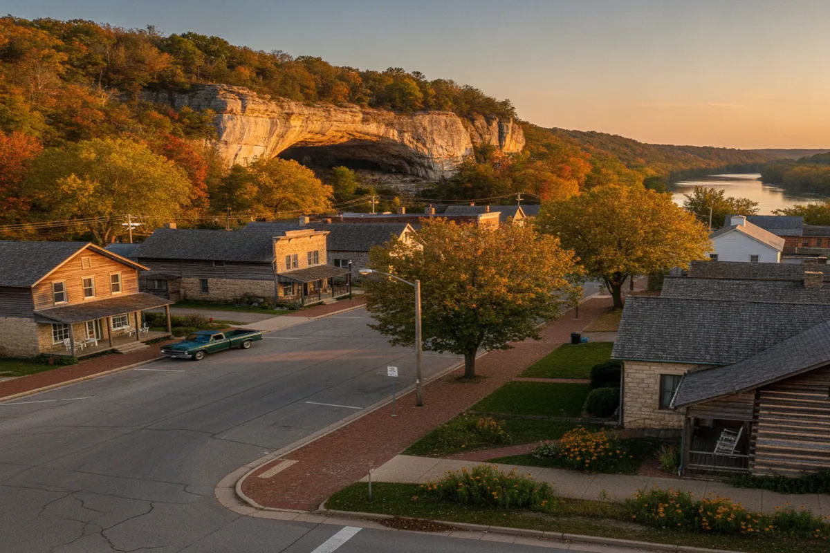 Public restroom locations mapped in Cave In Rock, Illinois — 4 facilities across zip codes 62919