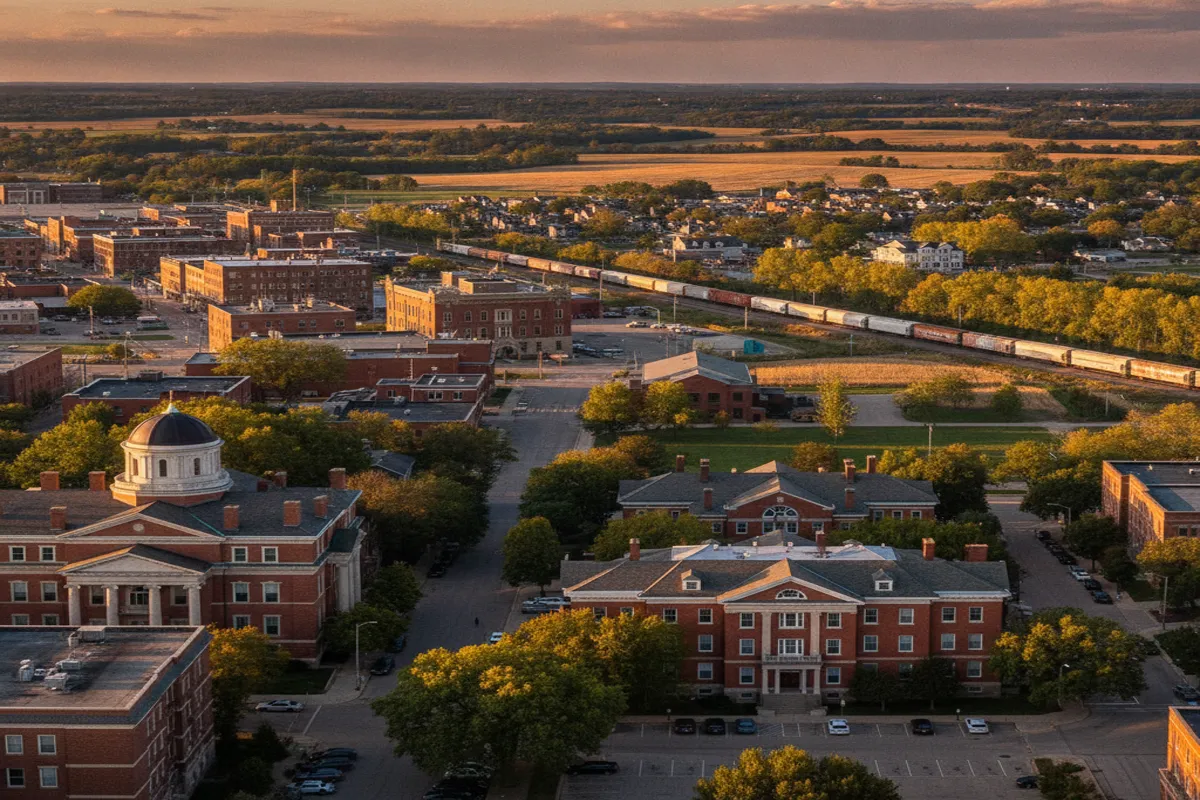 Public restroom locations mapped in Galesburg, Illinois — 22 facilities across zip codes 61401