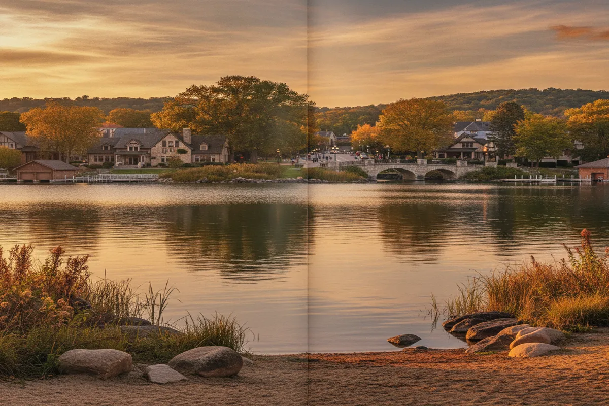 Public restroom locations mapped in Lake Zurich, Illinois — 9 facilities across zip codes 60010, 60047