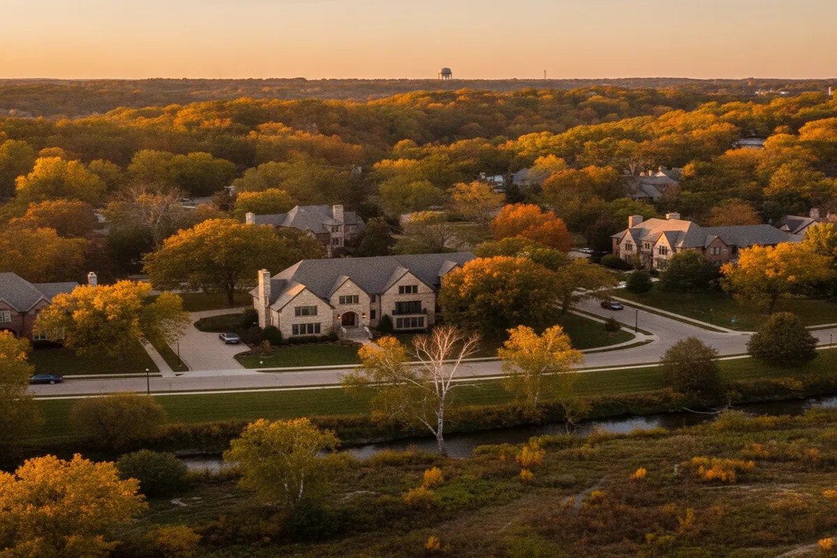 Public restroom locations mapped in Lincolnwood Hills, Illinois — 5 facilities across zip codes 60448