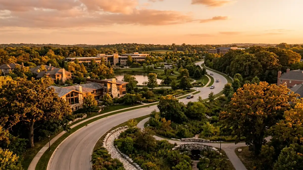 Public restroom locations mapped in Oak Brook, Illinois — 23 facilities across zip codes 60521, 60523