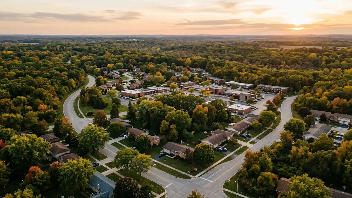 Public restroom locations mapped in Park Forest, Illinois — 1 facility across zip codes 60461