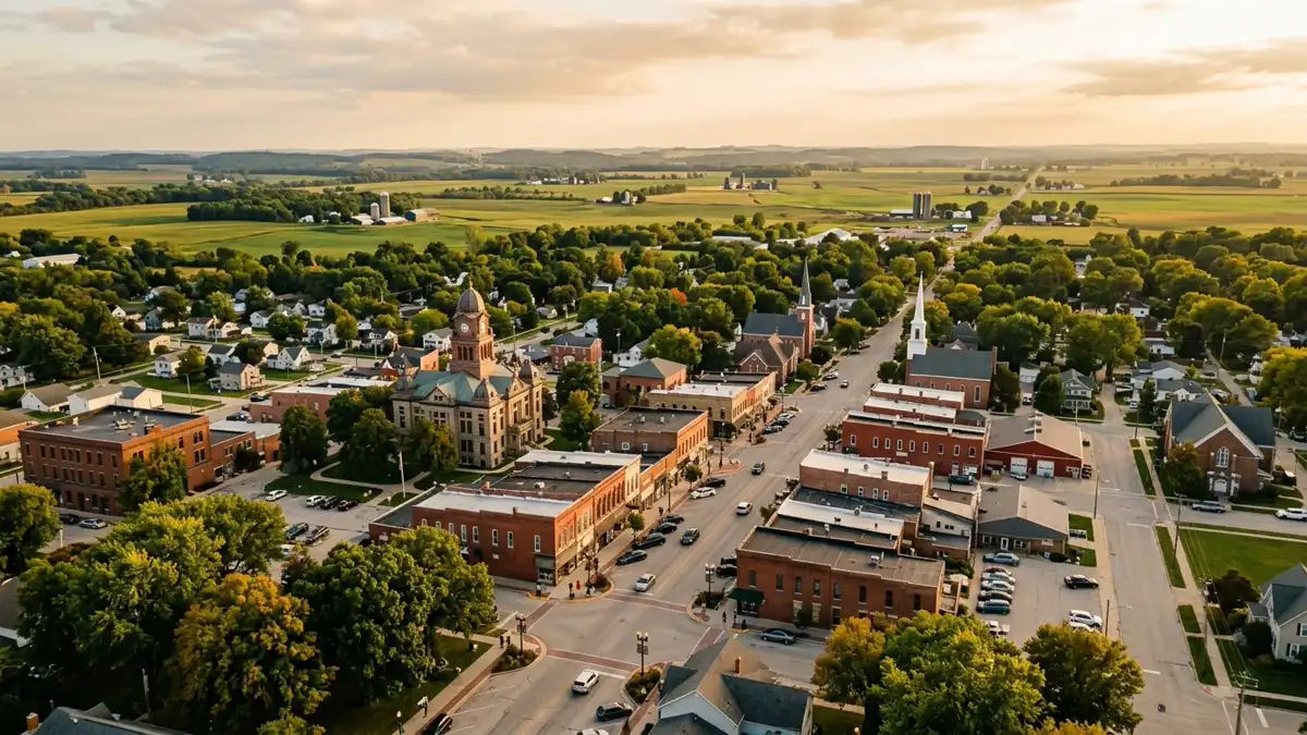 Public restroom locations mapped in Princeton, Illinois — 13 facilities across zip codes 61356