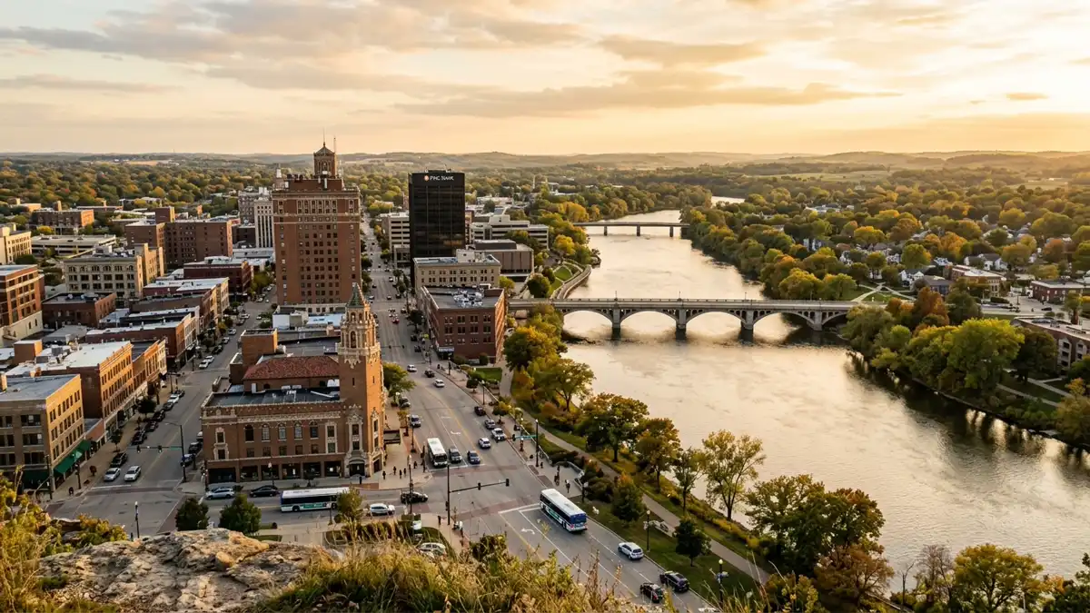 Public restroom locations mapped in Rockford, Illinois — 51 facilities across zip codes 61088, 61101, 61102