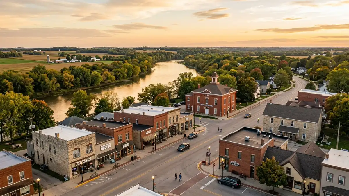 Public restroom locations mapped in Roscoe, Illinois — 5 facilities across zip codes 61073