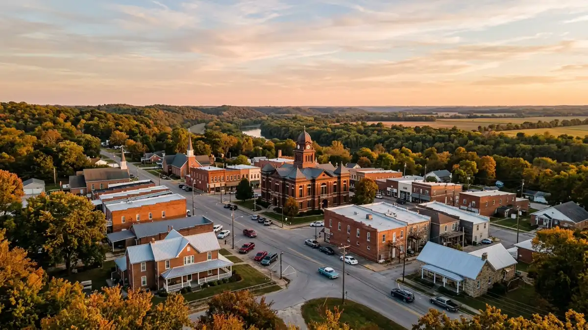 Public restroom locations mapped in Vienna, Illinois — 9 facilities across zip codes 62912, 62995