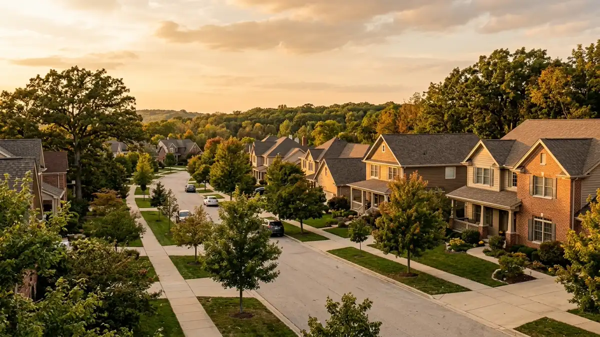 Public restroom locations mapped in Woodcrest, Illinois — 1 facility across the city