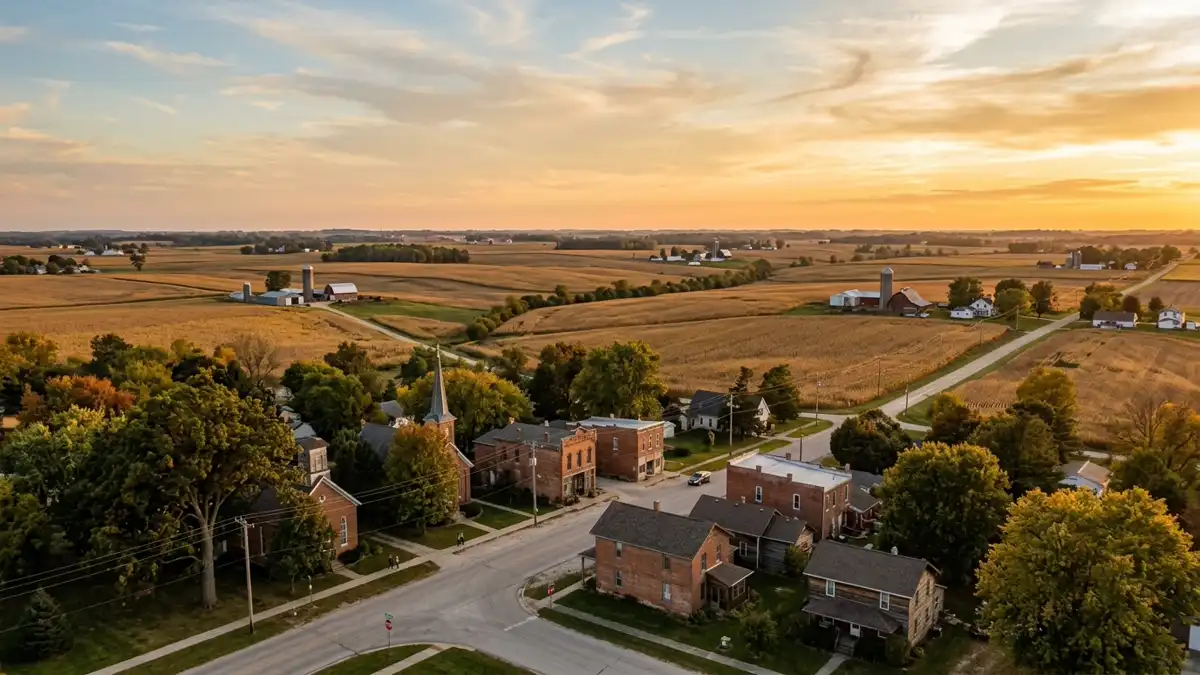 Public restroom locations mapped in Woodford County, Illinois — 4 facilities across zip codes 61548, 61729