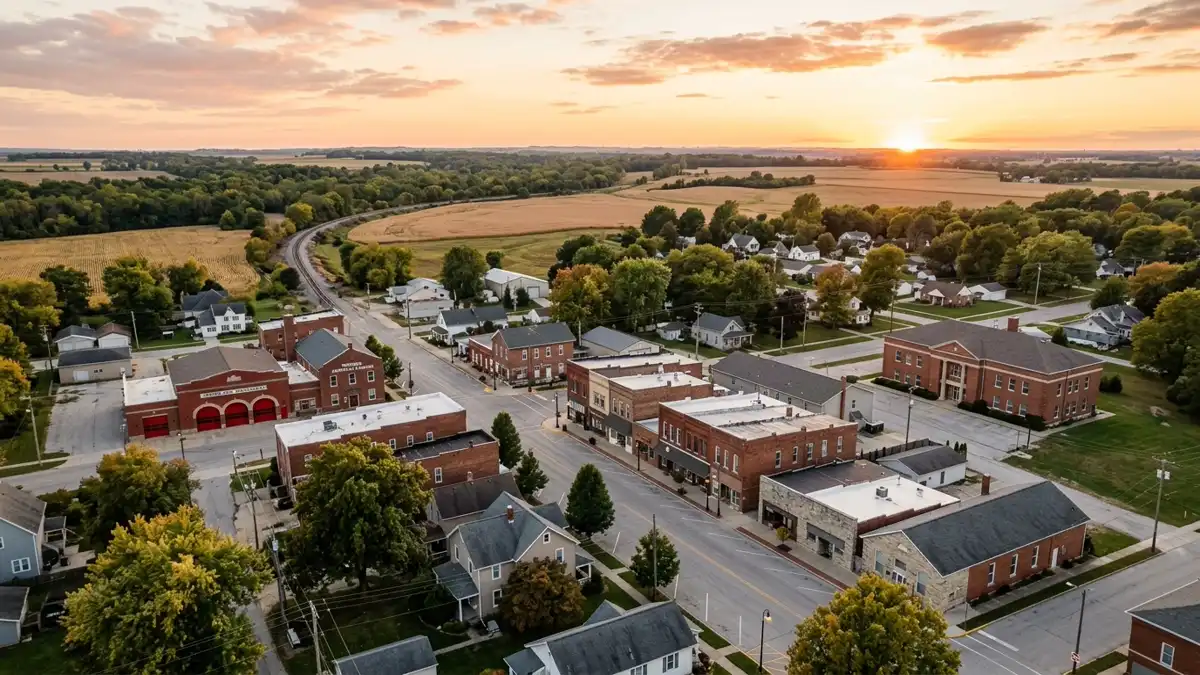 Public restroom locations mapped in Worden, Illinois — 1 facility across zip codes 62097
