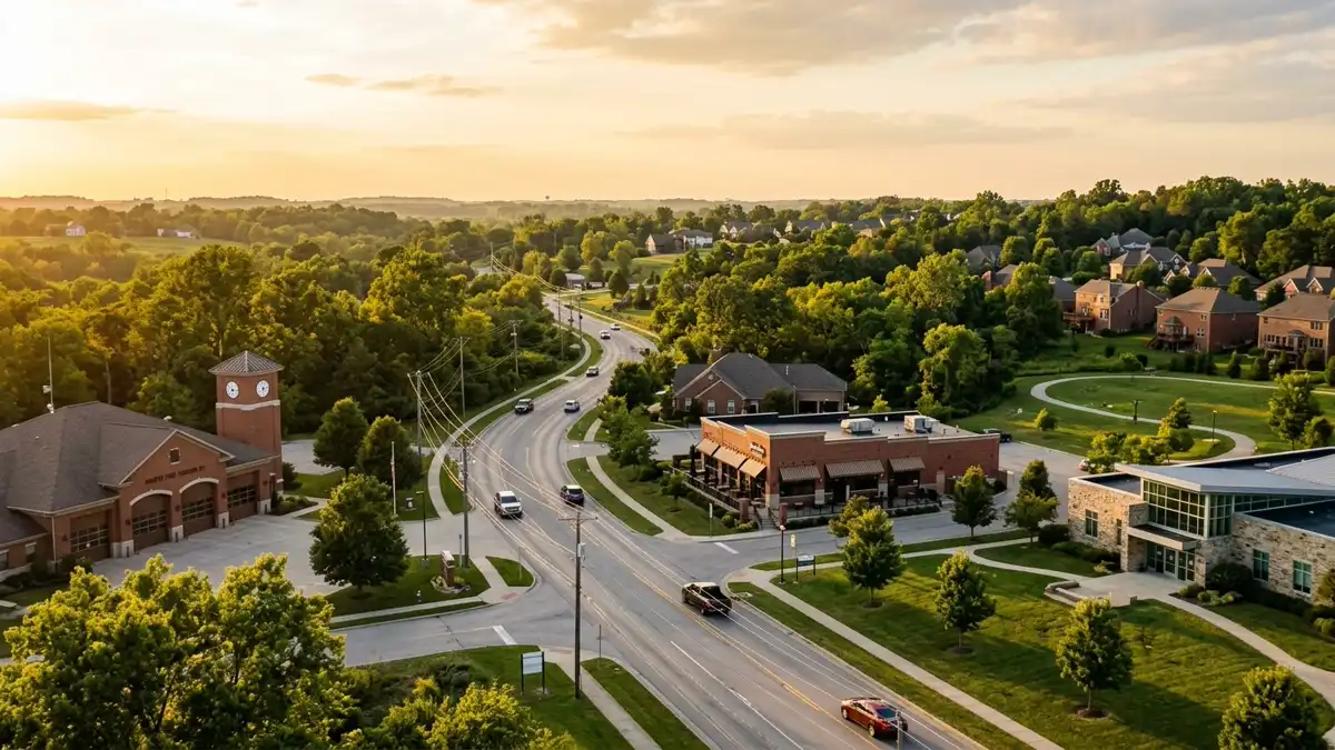 Public restroom locations mapped in Aboite, Indiana — 4 facilities across zip codes 46783