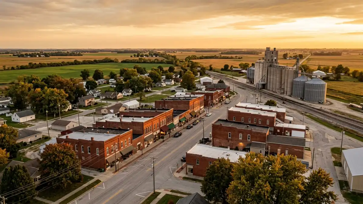 Public restroom locations mapped in Brookston, Indiana — 4 facilities across zip codes 47923