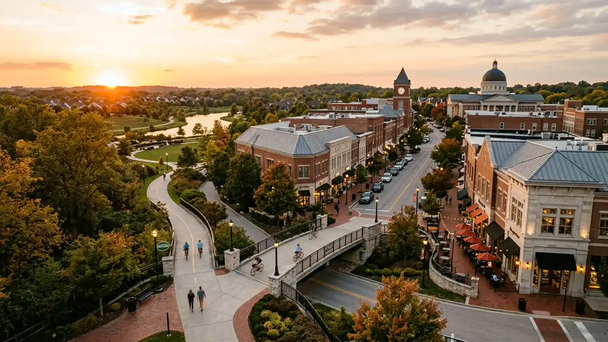 Public restroom locations mapped in Carmel, Indiana — 74 facilities across zip codes 46032, 46033, 46042