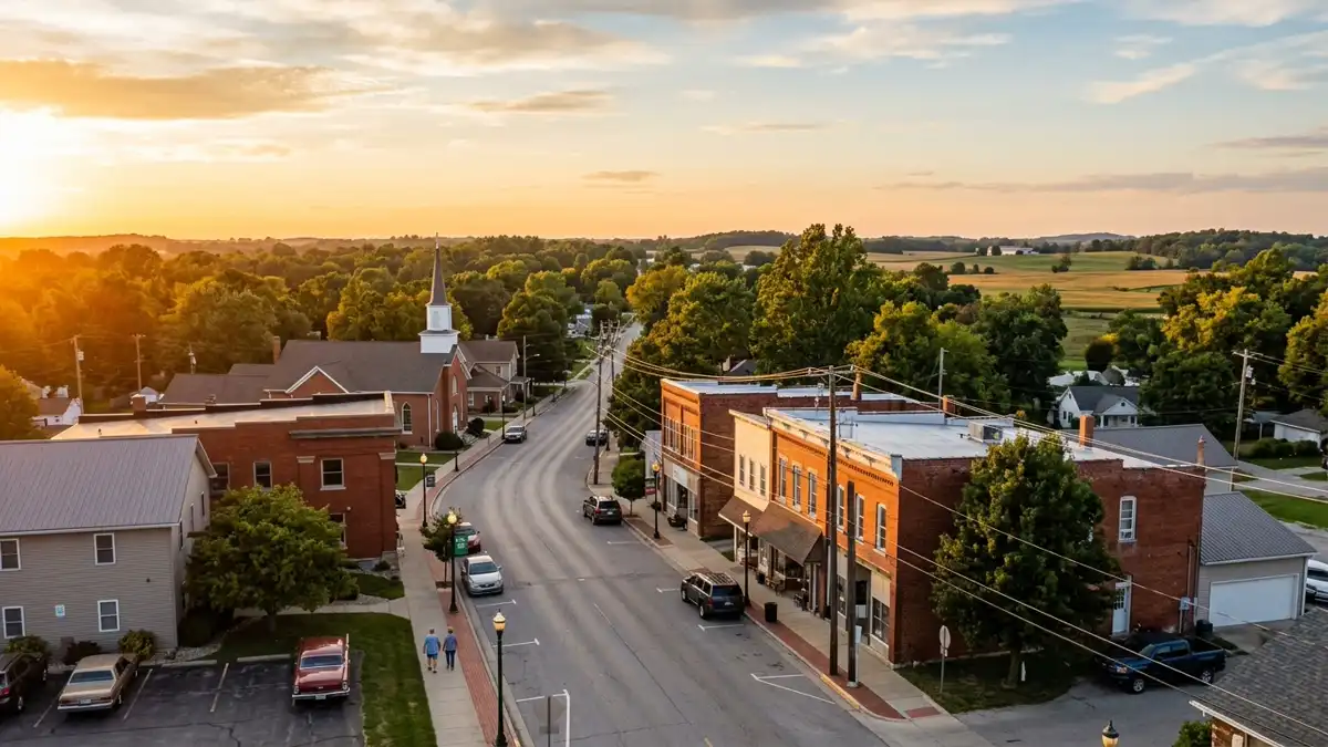 Public restroom locations mapped in Huntertown, Indiana — 1 facility across zip codes 46748